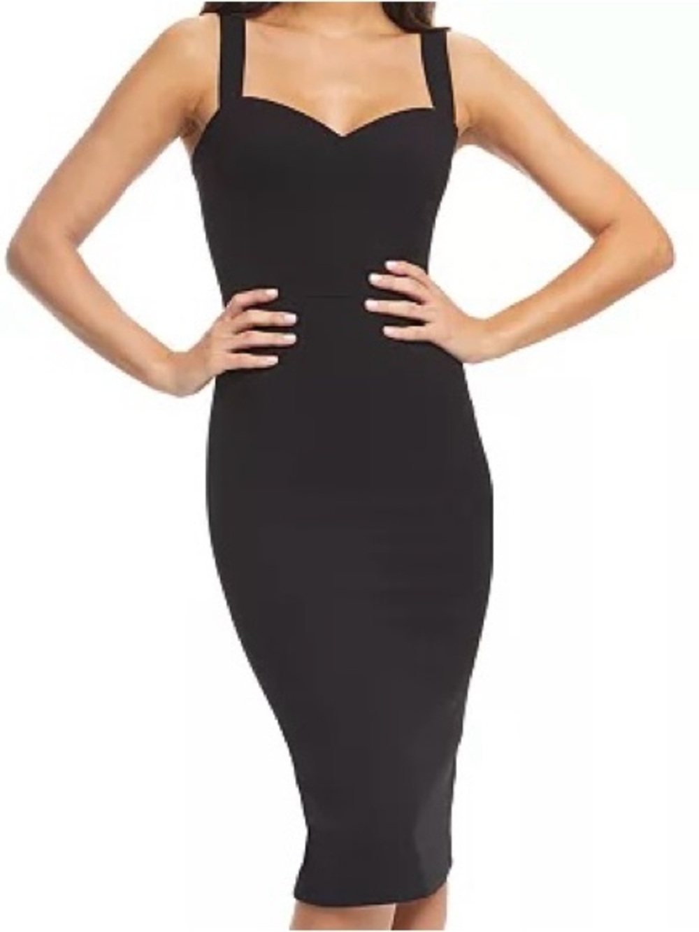 Dress the Population Nicole Bodycon Dress, Sweetheart Neckline, Size S